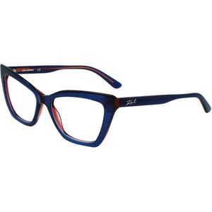 Karl Lagerfeld Vrouw KL6063 403 Optische monturen Acetaat Blauw  Kattenoog Fotochromatisch Fotochromatisch