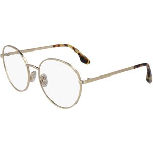 Victoria Beckham Vrouw VB228 714 Optische monturen Metaal Goud  Rotonde