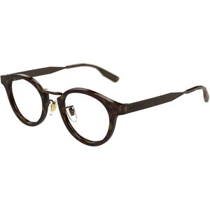 Gucci Uniseks Gucci GG1743OJ 003 Optische monturen Acetaat Havana Transparant Rotonde