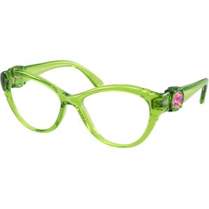 Swarovski Vrouw Swarovski SK2057 1089 Optische monturen Geïnjecteerd Groente Transparant Kattenoog Normaal