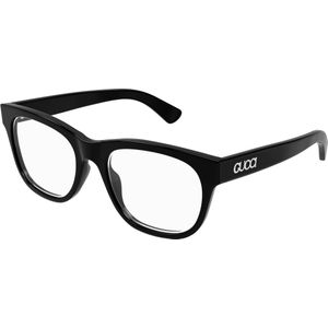 Gucci Man Gucci GG1796O 001 Optische monturen Acetaat Zwart Transparant Kwadraat
