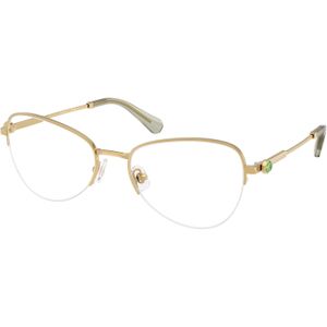 Swarovski Vrouw Swarovski SK1032 4017 Optische monturen Metaal Goud Transparant Rotonde Normaal