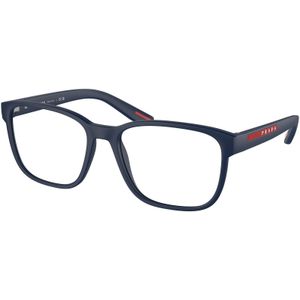 Prada Linea Rossa Man Ps 06pv mag1o1 Optische monturen Nylon Blauw Transparant Kussen Normaal