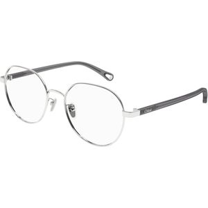 Chloé Vrouw CH0246OA 003 Optische monturen Metaal Zilver Transparant Rotonde