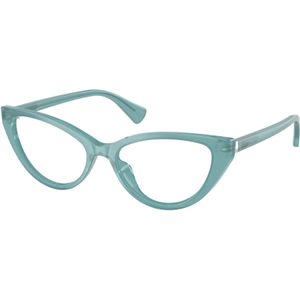 Ralph Lauren Vrouw RA7181U  6240 Optische monturen Acetaat Blauw Transparant Kattenoog Normaal