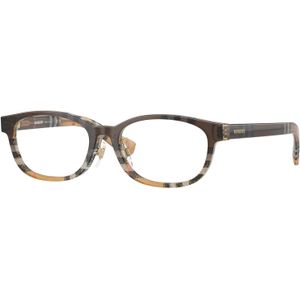 Burberry Vrouw BE2447D  4202 Optische monturen Acetaat Bruin Transparant Rotonde Normaal