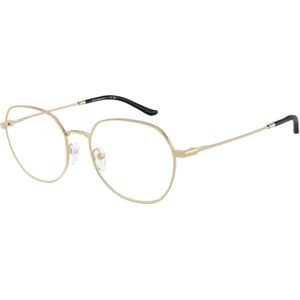 Emporio Armani Uomo EA1174D 3013 Optische monturen Metallo Oro Trasparente Rotonda Normale