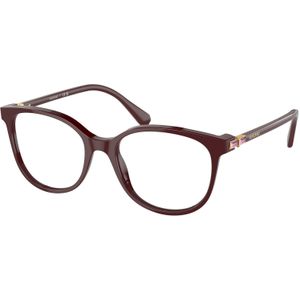 Swarovski Vrouw SK2002 1008 Optische monturen Acetaat Rood Transparant Hurken Normaal
