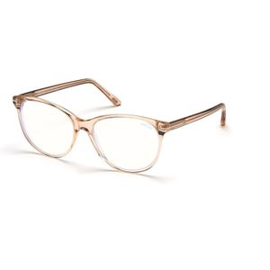 TOM FORD Vrouw FT5544-B 72 Optische monturen Acetaat Roos  Kattenoog Normaal