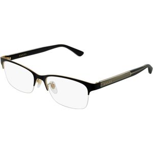 Gucci Man GG0387OJ 001 Optische monturen Titanium Zwart  Hurken