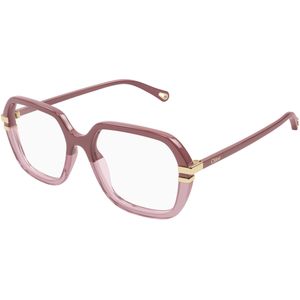 Chloé Vrouw CH0205O 009 Optische monturen Acetaat Roos Transparant Kwadraat