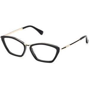 Max Mara Vrouw MM5152 001 Optische monturen Acetaat Zwart  Rotonde Normaal