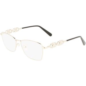Ferragamo Vrouw SF2218 717 Optische monturen Metaal Licht goud  Hurken
