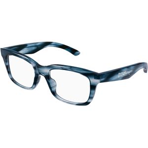 Balenciaga Man Balenciaga BB0429O 004 Optische monturen Acetaat Havana Transparant Kwadraat