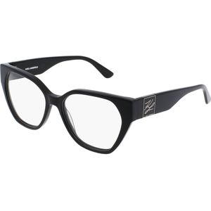 Karl Lagerfeld Vrouw KL6053 001 Optische monturen Acetaat Zwart  Hurken Normaal Normaal