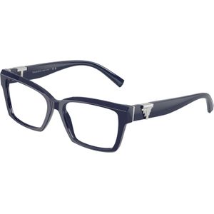 Tiffany Vrouw TF2267 8396 Optische monturen Acetaat Blauw Transparant Hurken Normaal