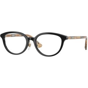 Burberry Donna Be2435d 4161 Optische monturen Acetato Nero Trasparente Pantos Normale