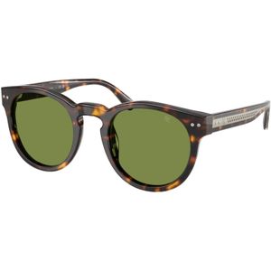 Ralph Lauren Man RL8229U 50034E Zonnebrillen Acetaat Bruin Groente Pantos Normaal
