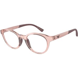 Emporio Armani Kind EK3205 5544 Optische monturen Geïnjecteerd Roos Transparant Pantos Normaal