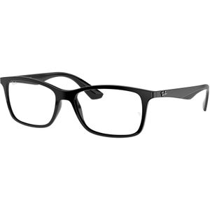 Ray - Ban Unisex RX7047 2000 Optische monturen Geïnjecteerd Zwart Transparant Hurken Normaal