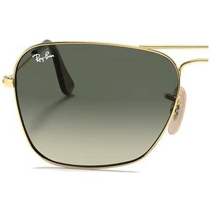 Ray - Ban Unisex Paar vervangende lenzen Ray - Ban RB3136 Caravan Vervanglenzen  Grijs Hurken Normaal Gearceerd