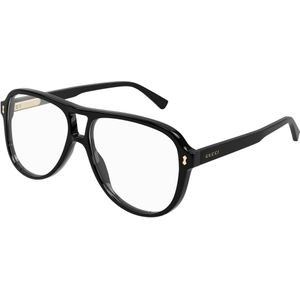Gucci - GG1044O 001 - Optische Monturen - Zwart Transparant - Acetaat
