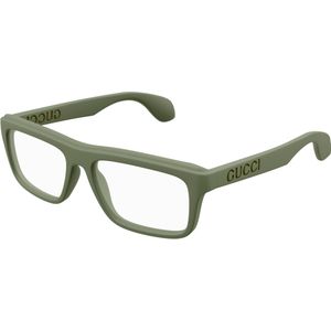 Gucci Man Gucci GG1572O 006 Optische monturen Geïnjecteerd Groente Transparant Kwadraat