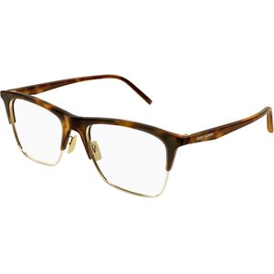 SAINT LAURENT Vrouw SL 786 001 Optische monturen Bio-injectie Havana Transparant Hurken