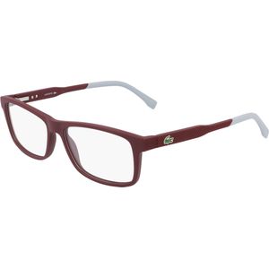 Lacoste Man L2876 604 Optische monturen Bio-injectie Rood  Hurken Normaal Normaal