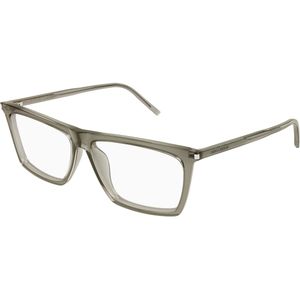 SAINT LAURENT Man SL 803 012 Optische monturen Acetaat Bruin Transparant Kwadraat