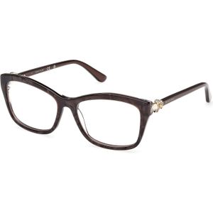 Guess by Marciano Vrouw GM50050 050 Optische monturen Acetaat Bruin  Kwadraat Normaal