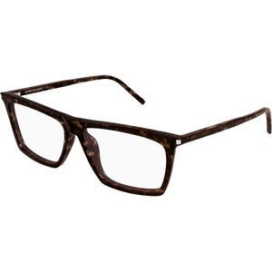SAINT LAURENT Man SAINT LAURENT SL 803 006 Optische monturen Acetaat Havana Transparant Kwadraat