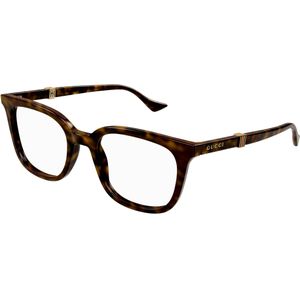 Gucci Man Gucci GG1497O 006 Optische monturen Acetaat Havana Transparant Kwadraat