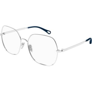 Chloé Vrouw CH0284O 003 Optische monturen Metaal Zilver Transparant Hurken