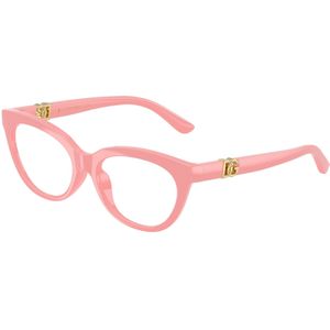 Dolce & Gabbana Kind DX5005U 3098 Optische monturen Geïnjecteerd Roos Transparant Vlinder Normaal