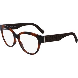 Ferragamo Vrouw SF2957E 240 Optische monturen Bio-injectie Bruin  Rotonde Normaal Normaal