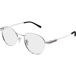 Gucci Man GG1993OK 001 Optische monturen Metaal Zilver Transparant Rotonde