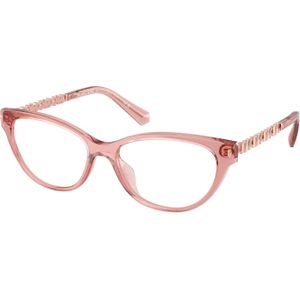 Michael Kors Vrouw Michael Kors MK4171U DOURO VALLEY 3101 Optische monturen Geïnjecteerd Roos Transparant Kattenoog Normaal