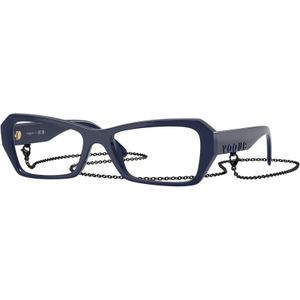 VOGUE EYEWEAR Vrouw VOGUE EYEWEAR VO5656U 3240 Optische monturen Nylon Blauw Transparant Vlinder Normaal