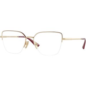 VOGUE EYEWEAR Donna VO4331 5208 Optische monturen Metallo Oro Trasparente Farfalla Normale