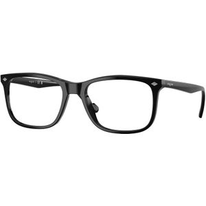 VOGUE EYEWEAR Uomo VO5617 W44 Optische monturen Acetato Nero Trasparente Pillow Normale