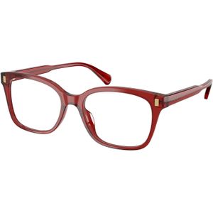 Ralph Lauren Vrouw RA7174U  6320 Optische monturen Acetaat Rood Transparant Hurken Normaal