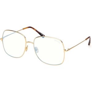 TOM FORD Vrouw FT6048-B 30 Optische monturen Metaal Goud  Hurken Normaal