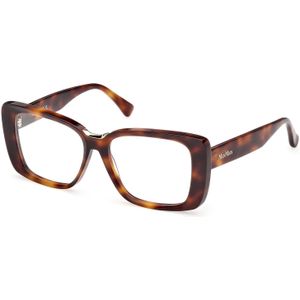 Max Mara Vrouw MM5208 052 Optische monturen Acetaat Havana  Vlinder Normaal