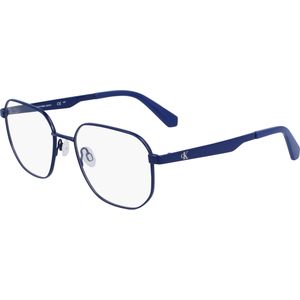 Calvin Klein Unisex CKJ23222 400 Optische monturen Metaal Blauw  Hurken Normaal