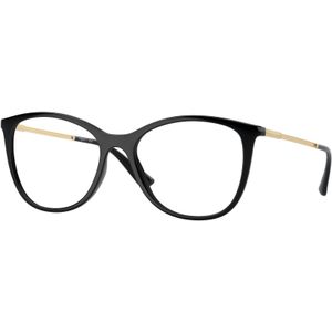 VOGUE EYEWEAR Vrouw VO5562 W44 Optische monturen Geïnjecteerd Zwart Transparant Pantos Normaal