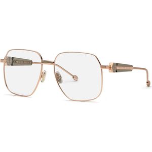 Philipp Plein Vrouw VPP126S plein Queen 02am Optische monturen Metaal Goud  Geometrisch