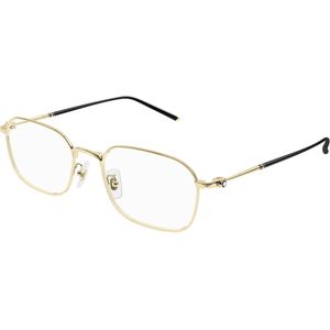 Montblanc Man MB0414OA 002 Optische monturen Titanium Goud Transparant Kwadraat