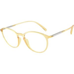 Giorgio Armani Man AR7275U 6238 Optische monturen Geïnjecteerd Geel Transparant Pantos Normaal