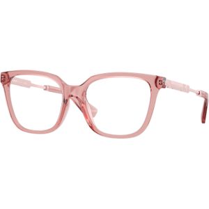 Burberry Vrouw BE2441U  4196 Optische monturen Geïnjecteerd Roos Transparant Hurken Normaal